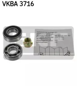 VKBA 3716 SKF Комплект подшипника ступицы колеса